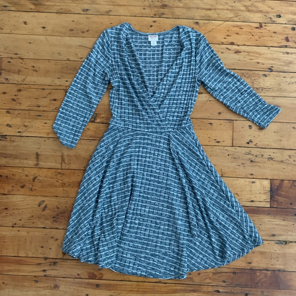 Blue & White Striped Dress
